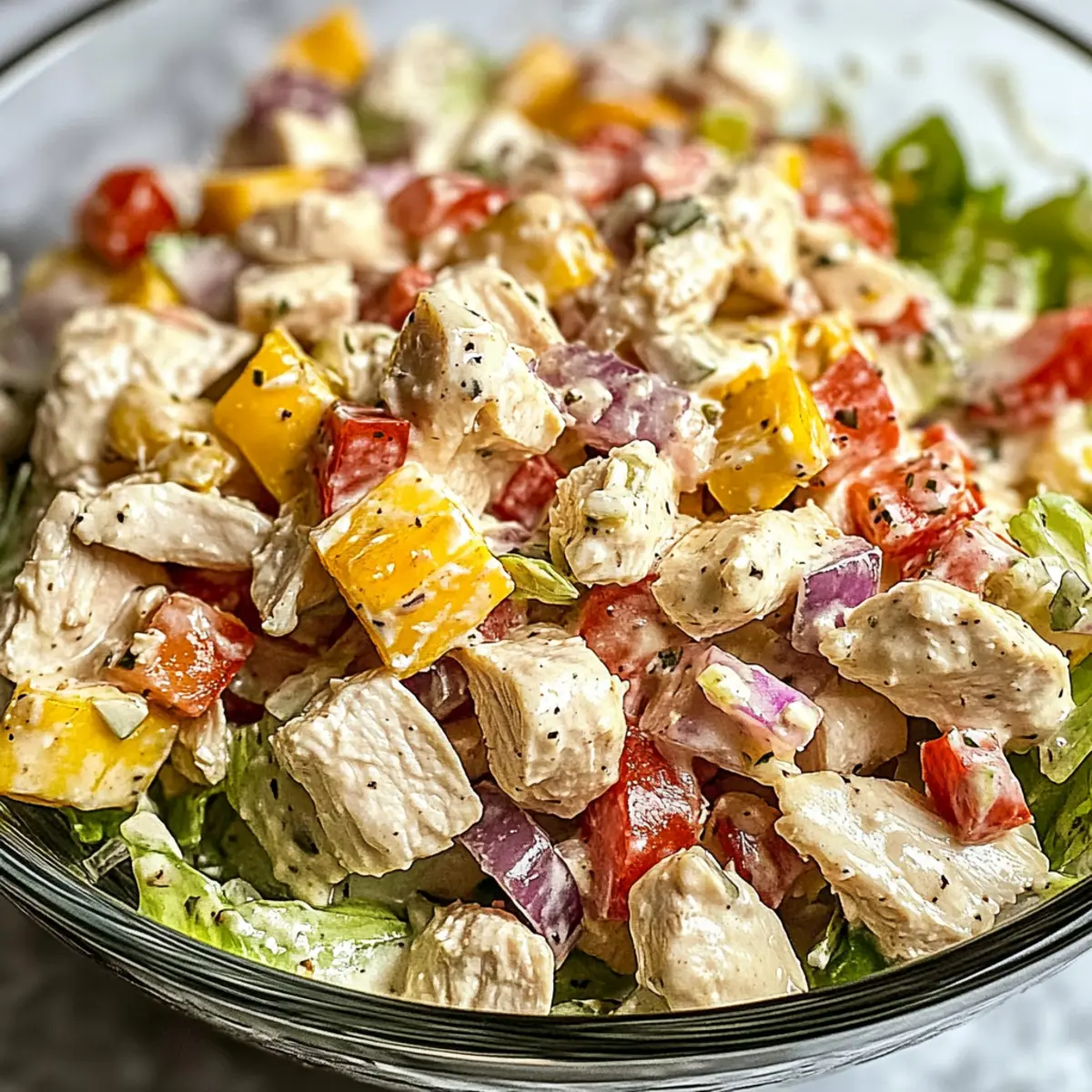 Italian Grinder Chicken Salad