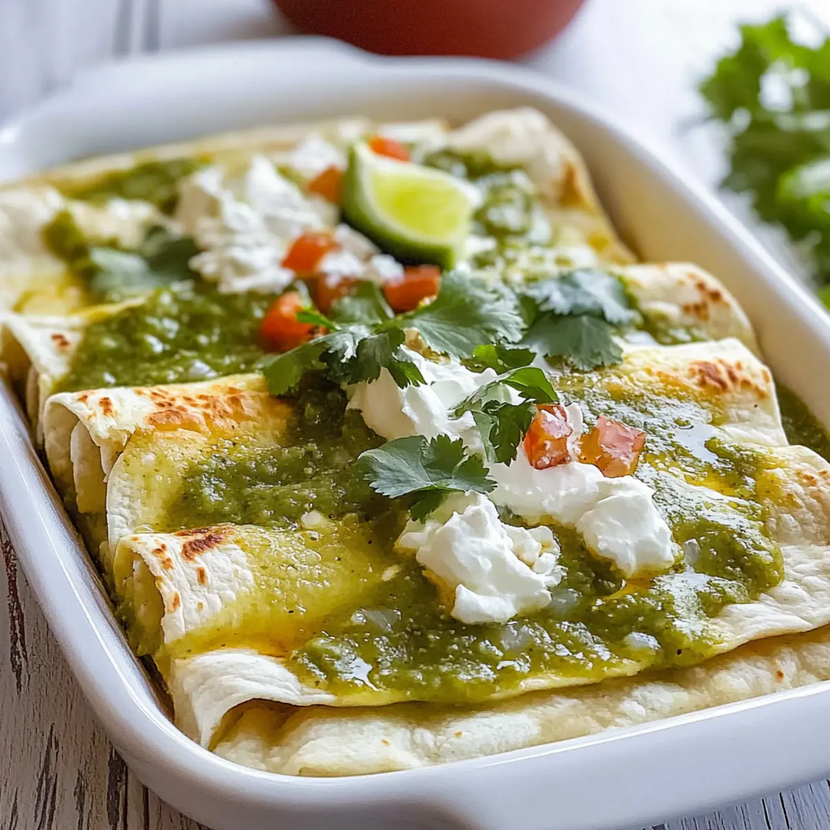 Enchiladas Verdes