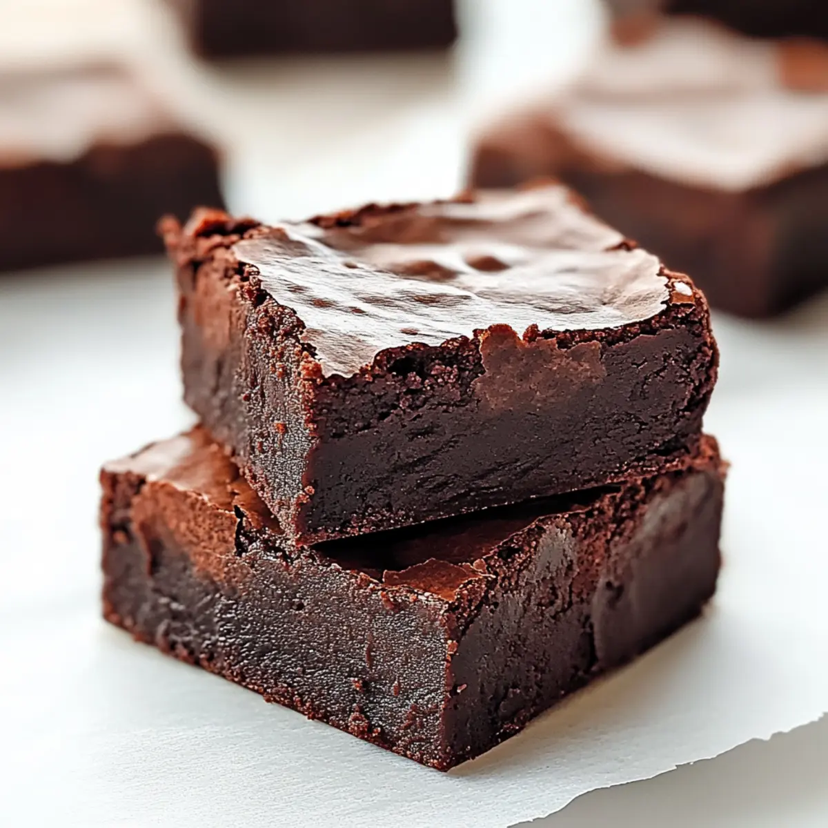 2 Ingredient Healthier Brownies