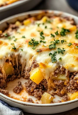 Cheesy Ground Beef and Potato Casserole