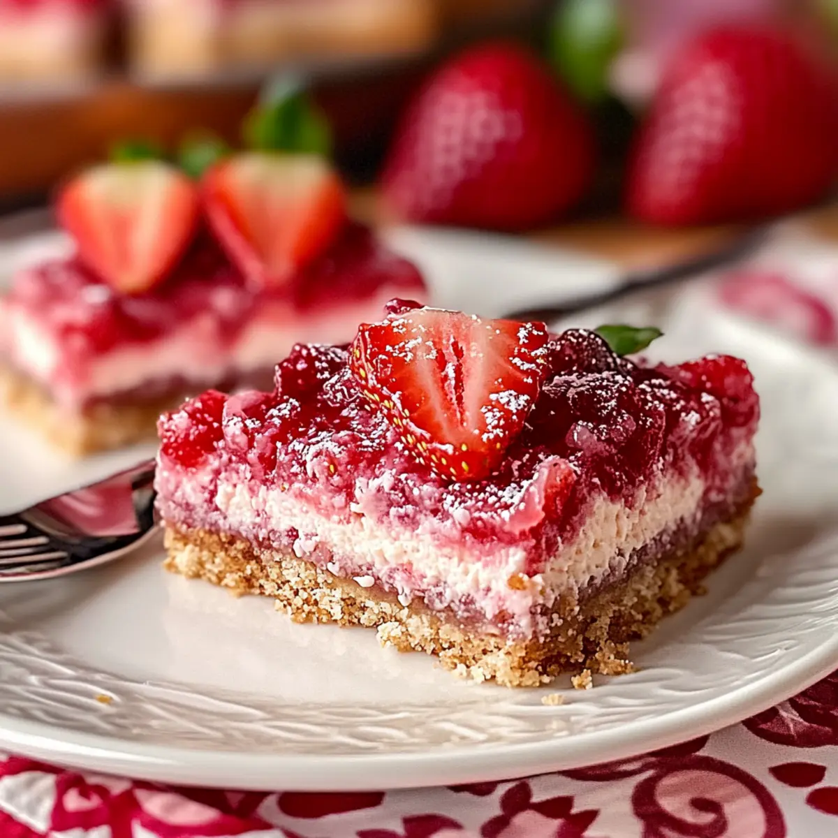 Strawberry Cheesecake Bars