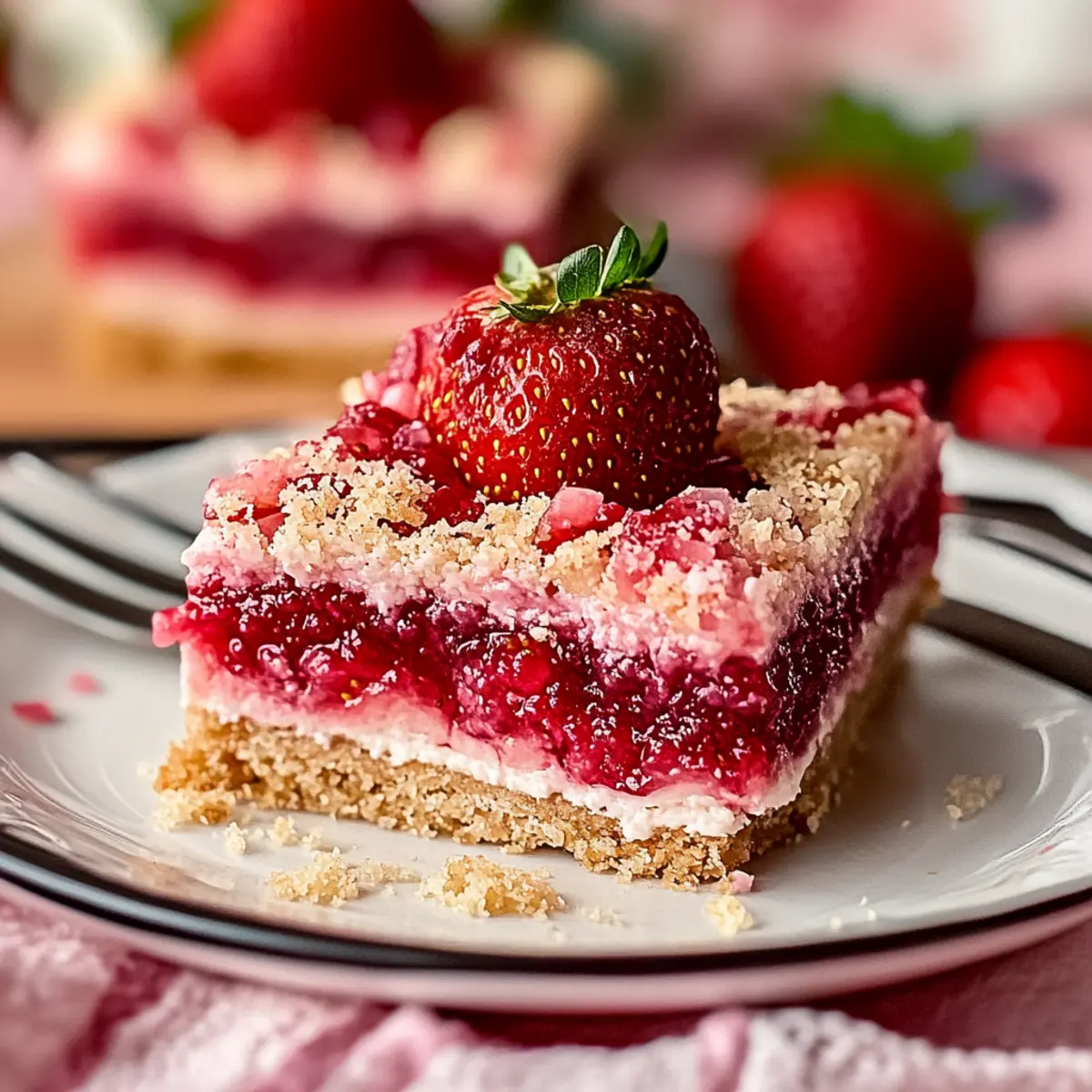 Strawberry Cheesecake Bars