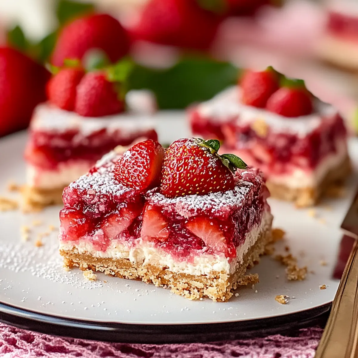Strawberry Cheesecake Bars