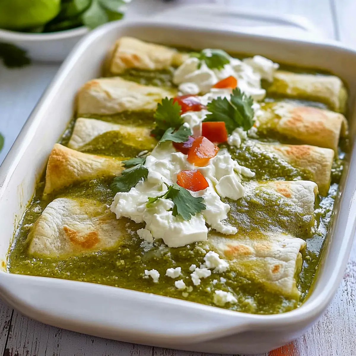 Enchiladas Verdes