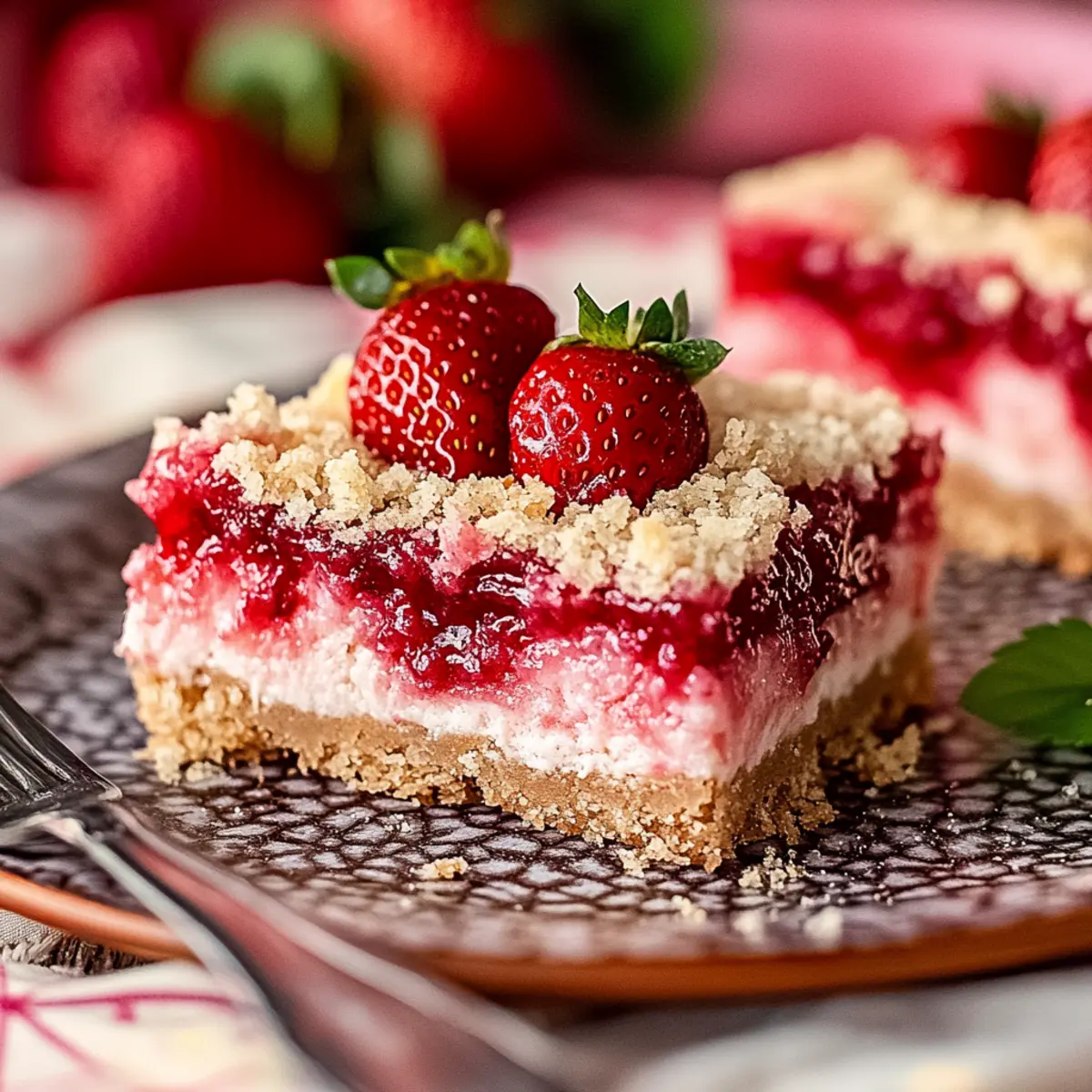 Strawberry Cheesecake Bars