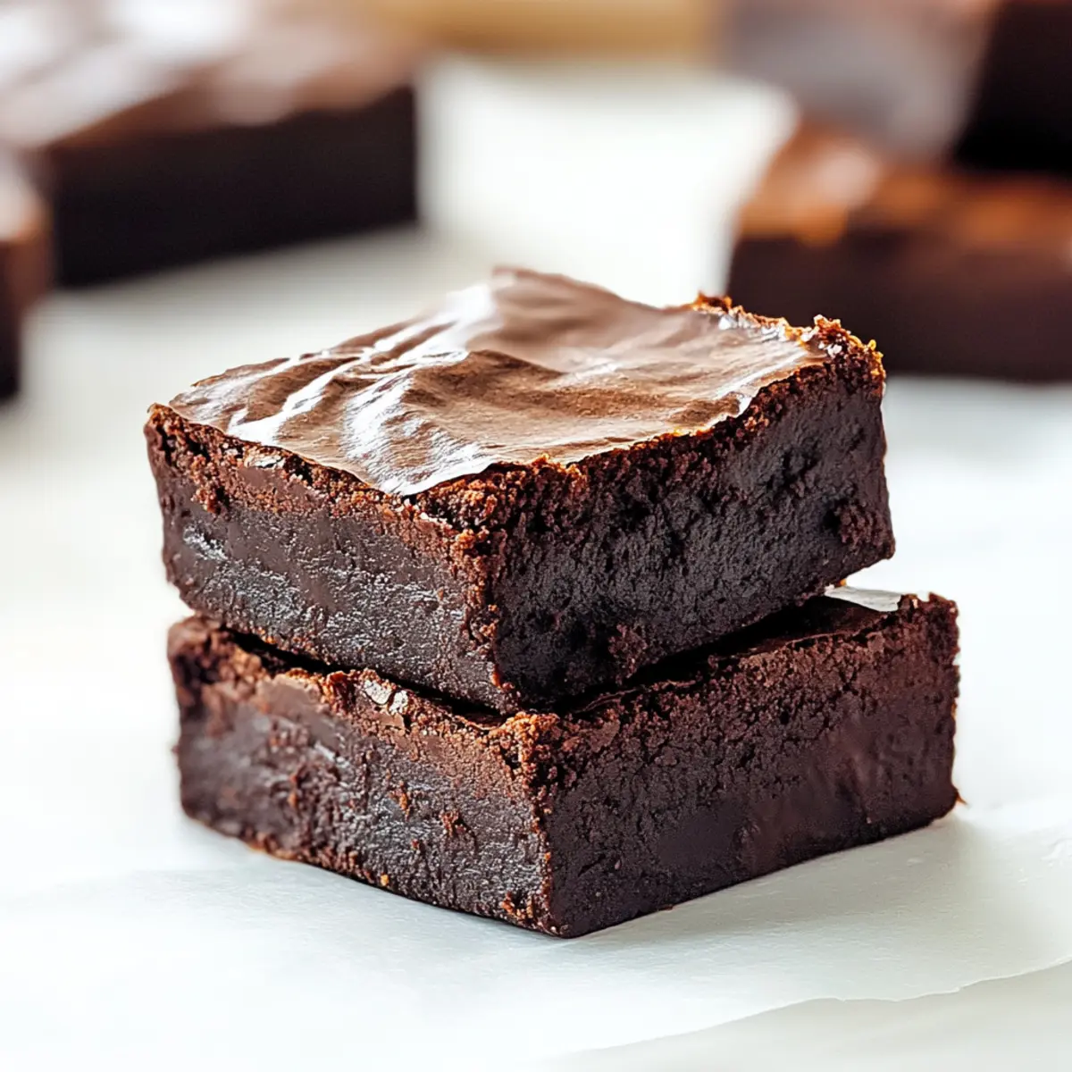 2 Ingredient Healthier Brownies
