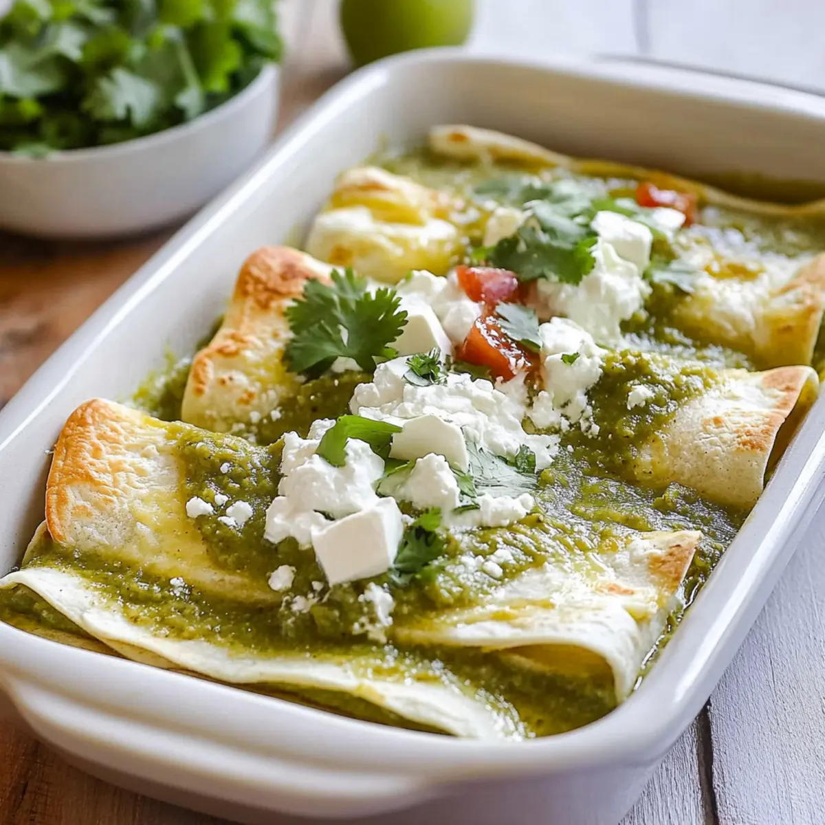 Enchiladas Verdes