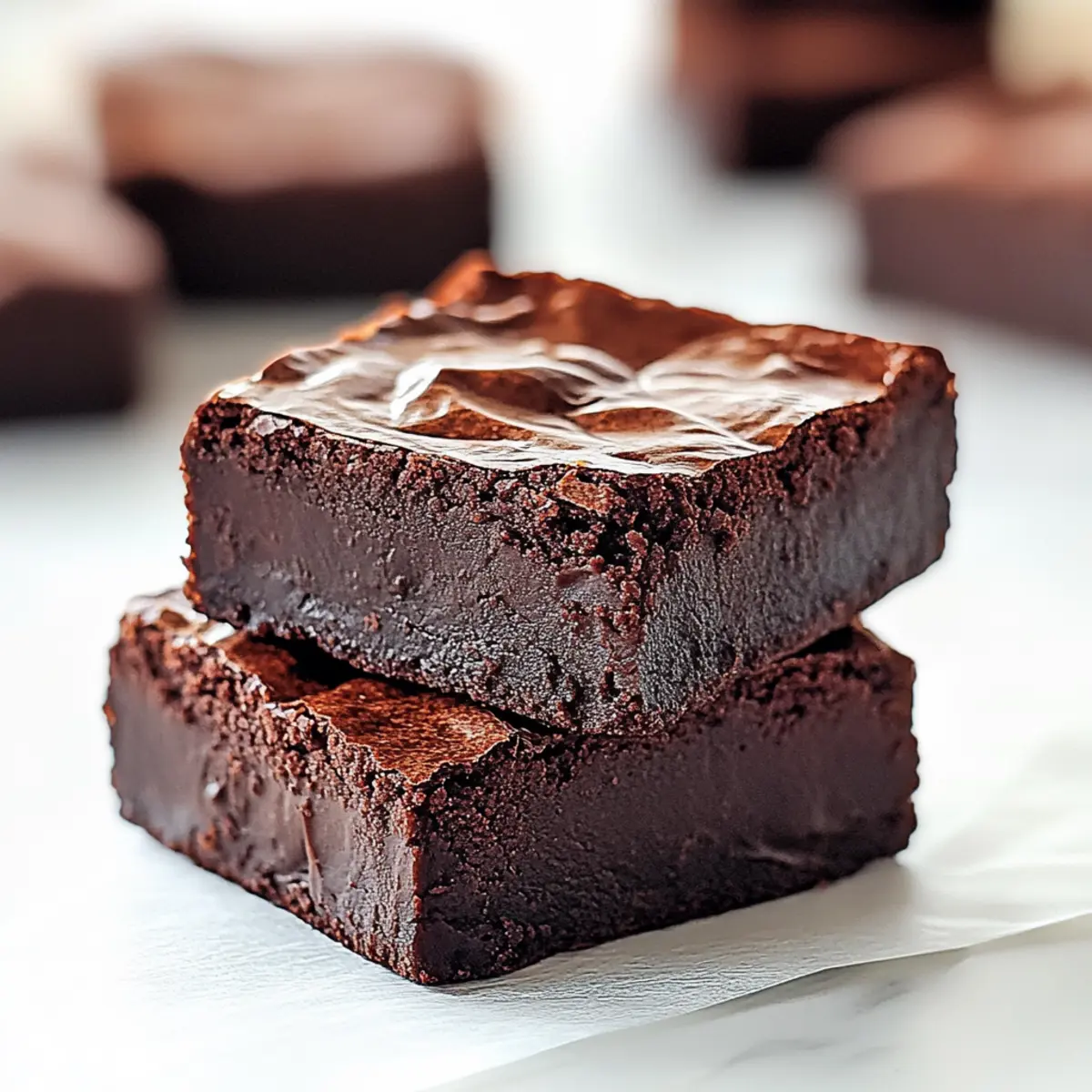 2 Ingredient Healthier Brownies