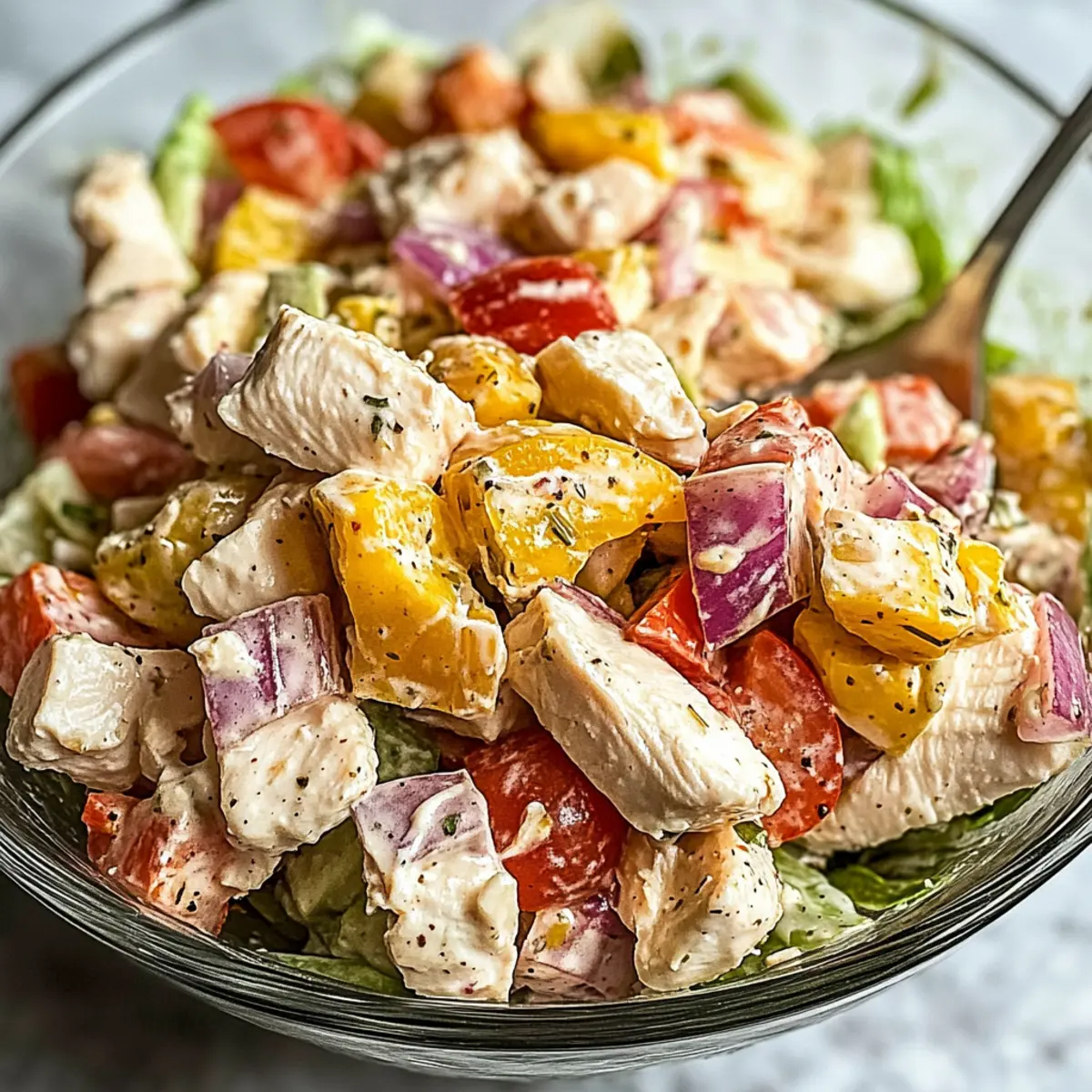 Italian Grinder Chicken Salad