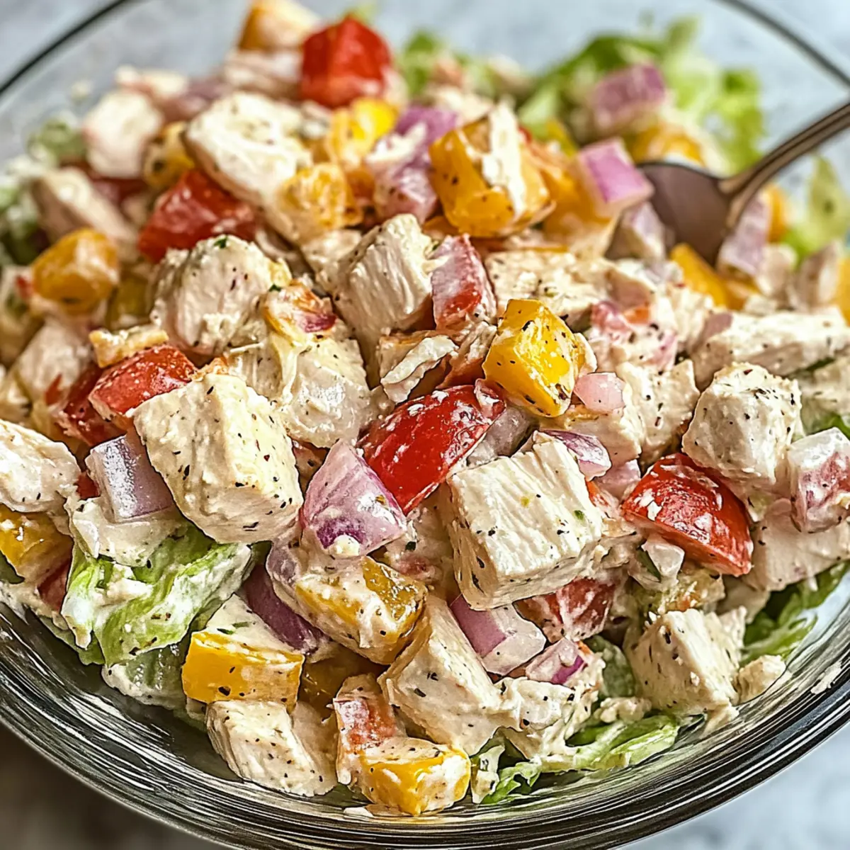 Italian Grinder Chicken Salad