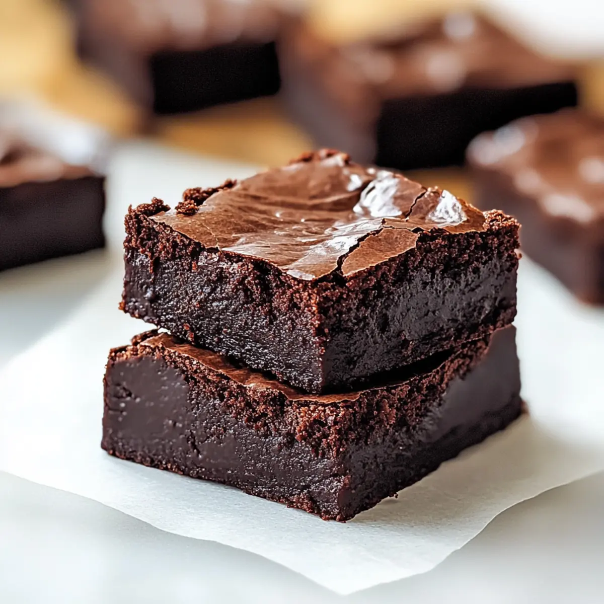 2 Ingredient Healthier Brownies