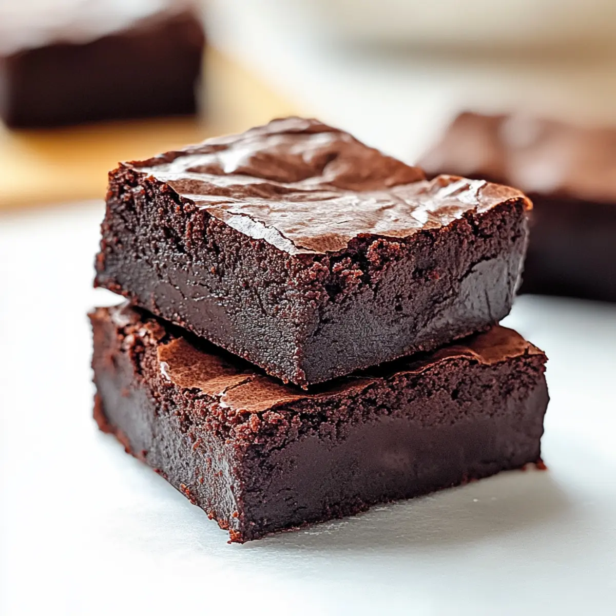 2 Ingredient Healthier Brownies