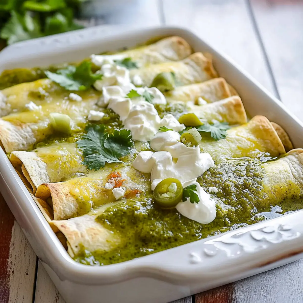 Enchiladas Verdes