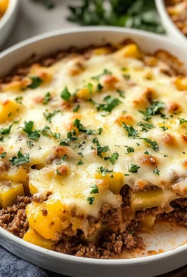 Cheesy Ground Beef and Potato Casserole