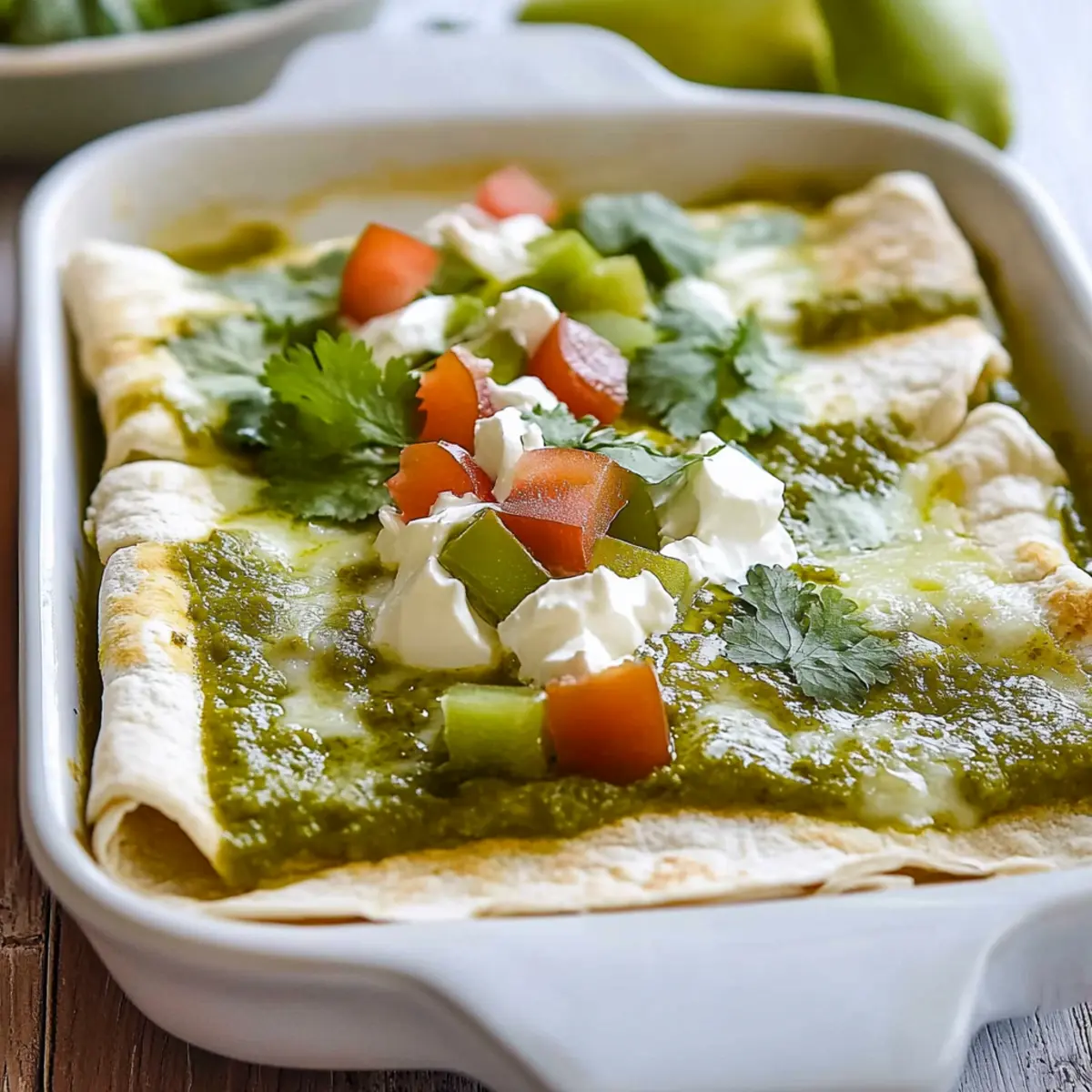 Enchiladas Verdes