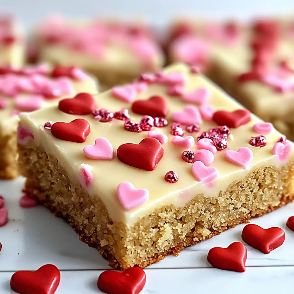 Chewy Valentine Sugar Cookie Bars