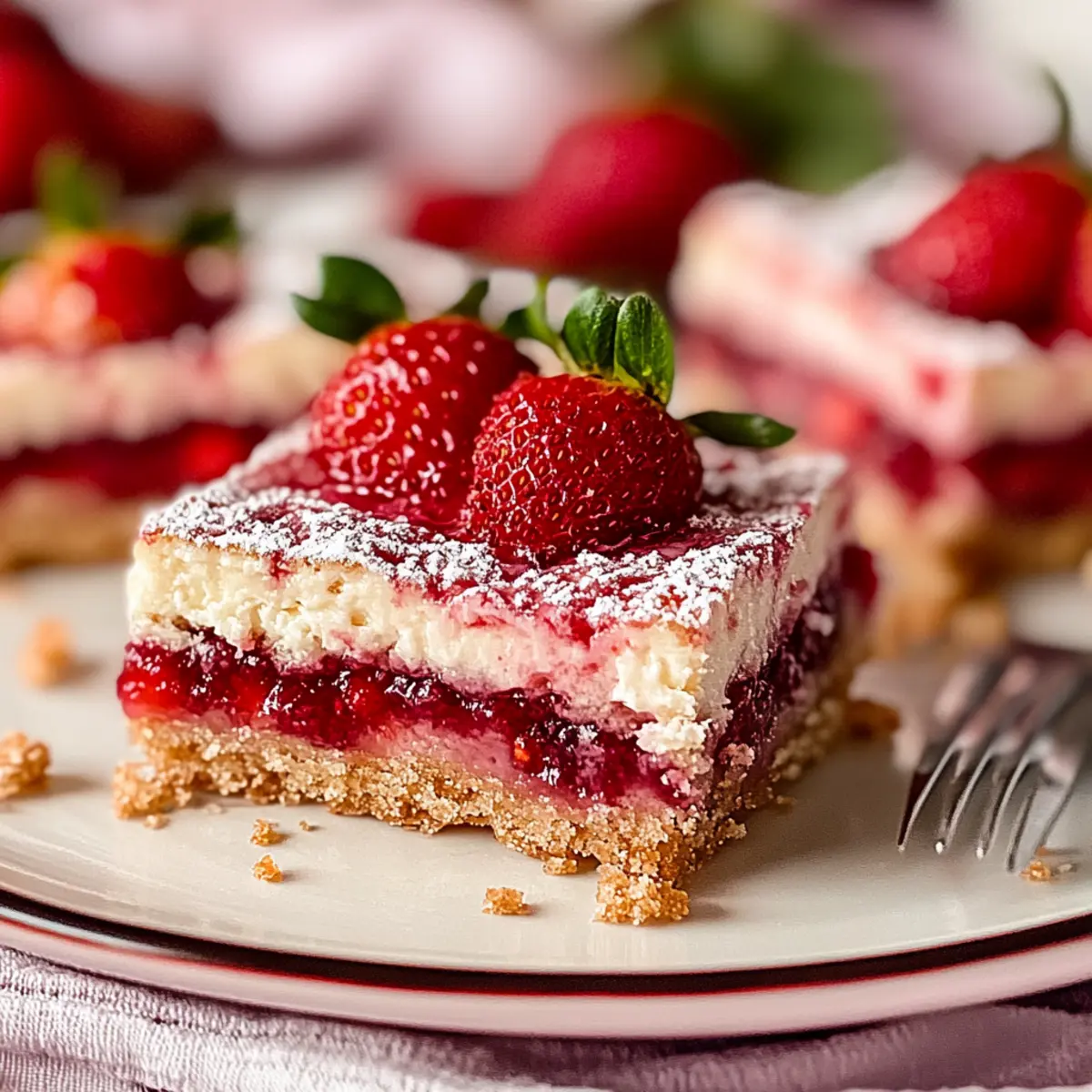 Strawberry Cheesecake Bars