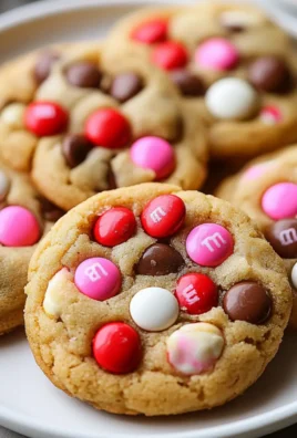 Valentine’s Day M&M Cookies
