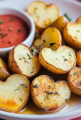 Valentine's Day Roasted Potato Hearts