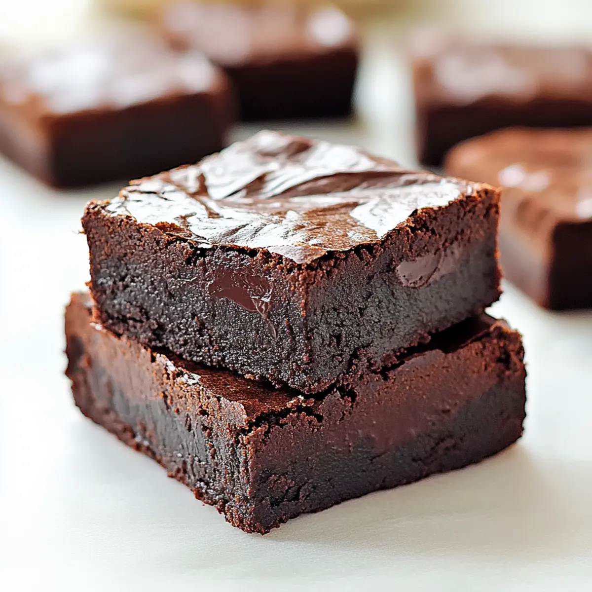 2 Ingredient Healthier Brownies
