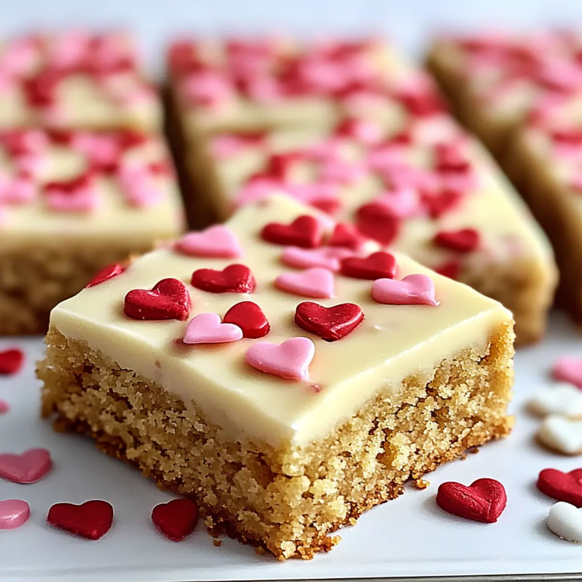 Chewy Valentine Sugar Cookie Bars