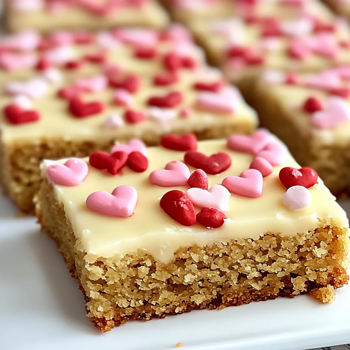 Chewy Valentine Sugar Cookie Bars