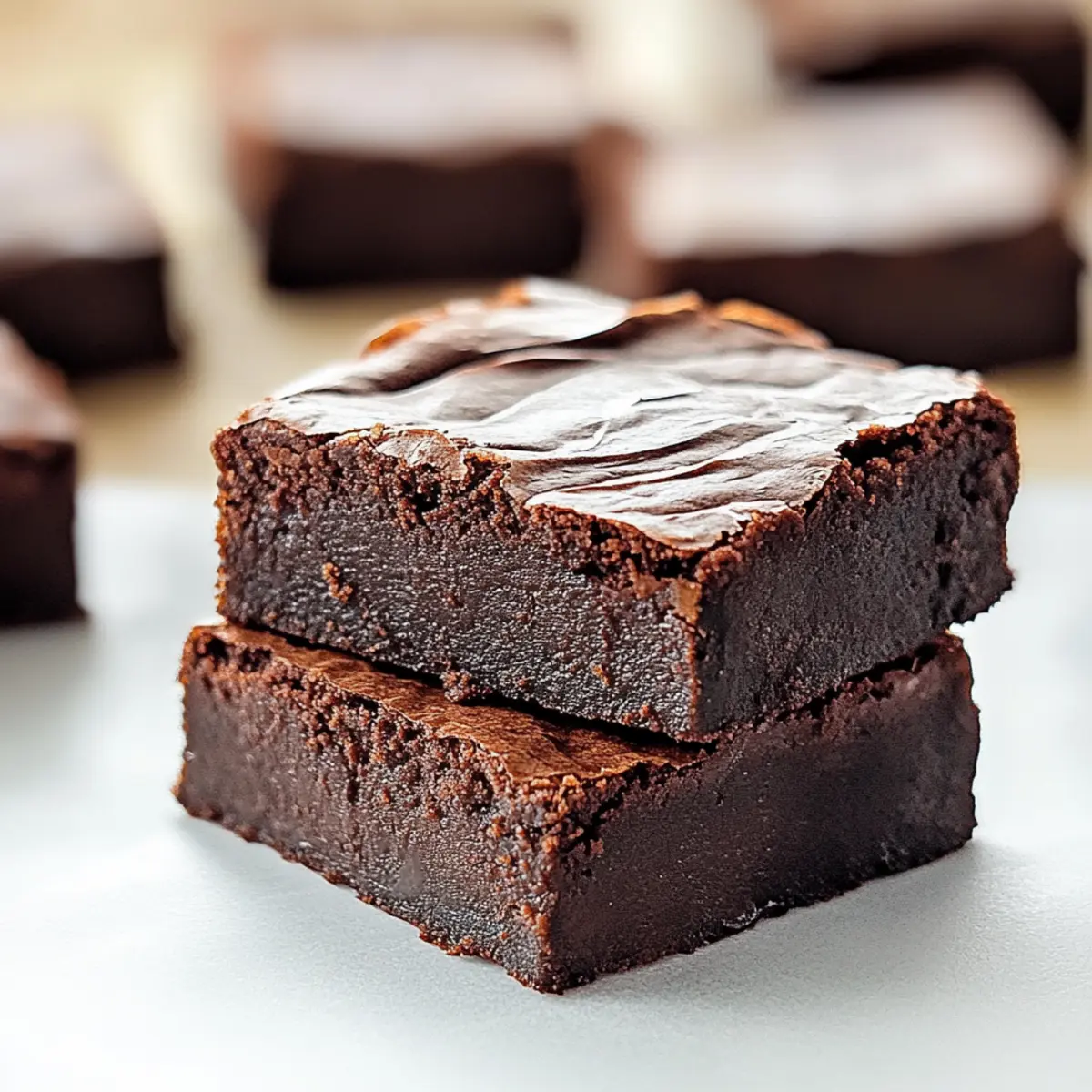 2 Ingredient Healthier Brownies