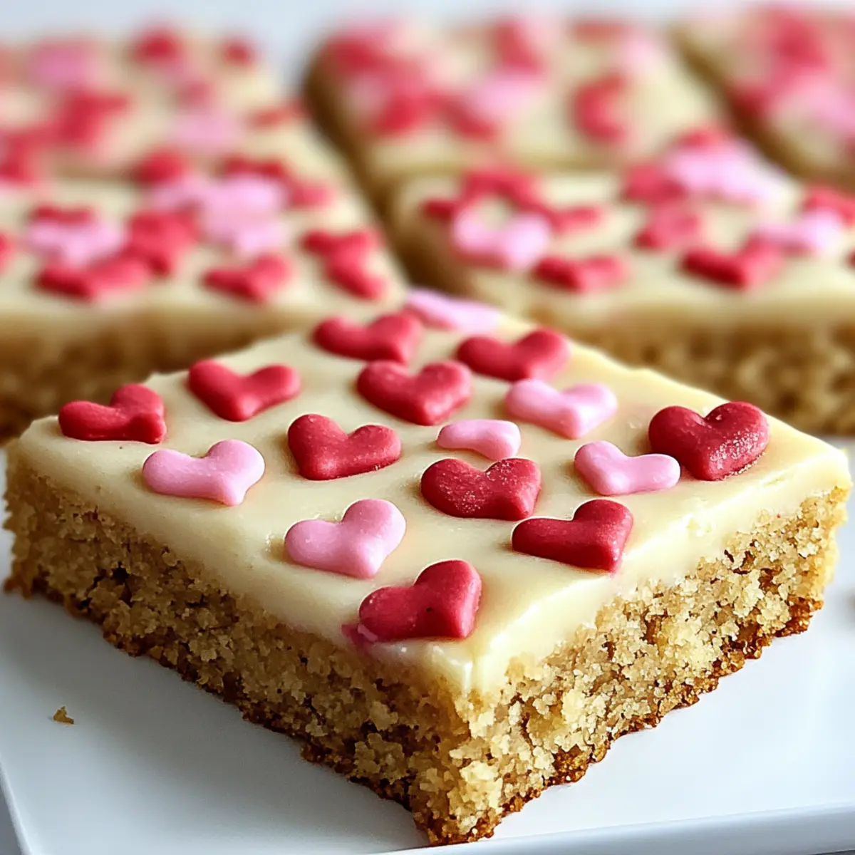 Chewy Valentine Sugar Cookie Bars