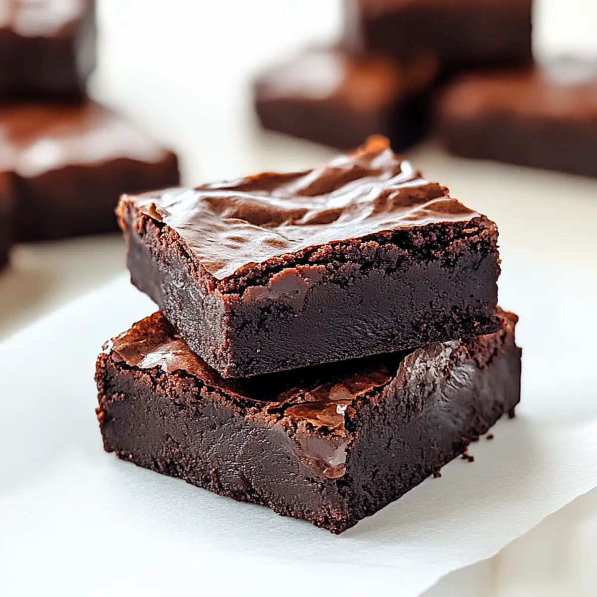 2 Ingredient Healthier Brownies