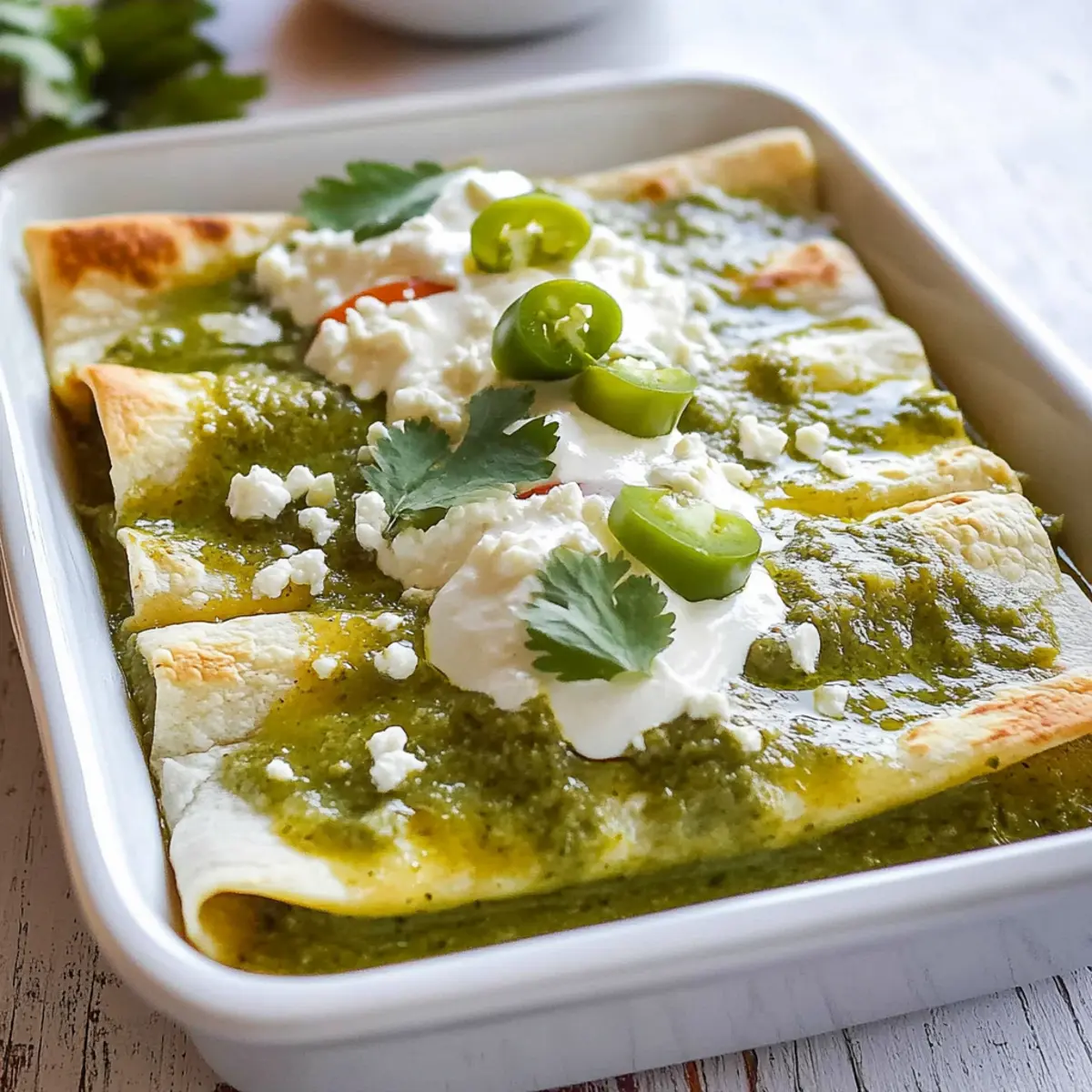 Enchiladas Verdes