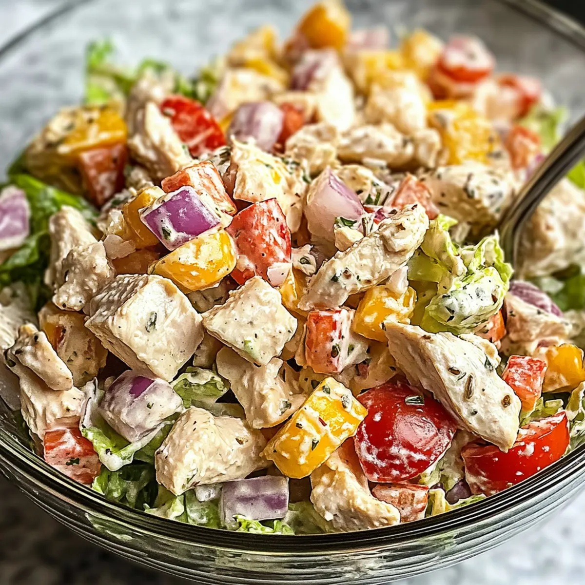 Italian Grinder Chicken Salad