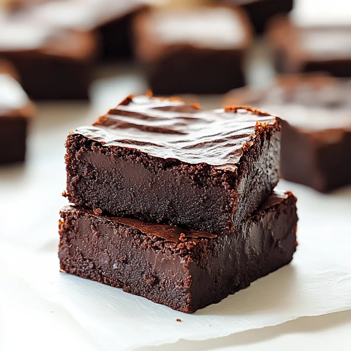2 Ingredient Healthier Brownies