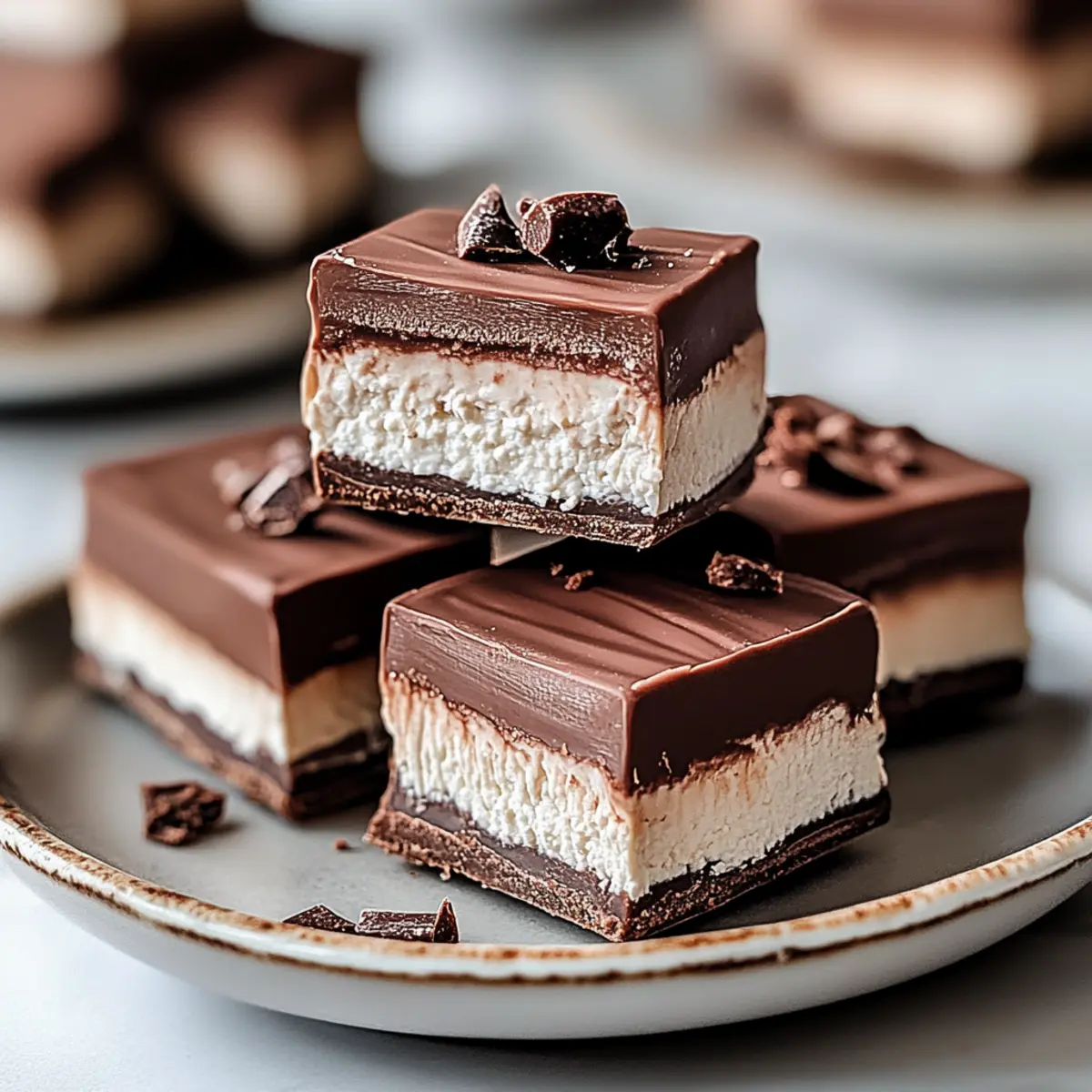 2 Ingredient Healthier Cottage Cheese Candy Bars