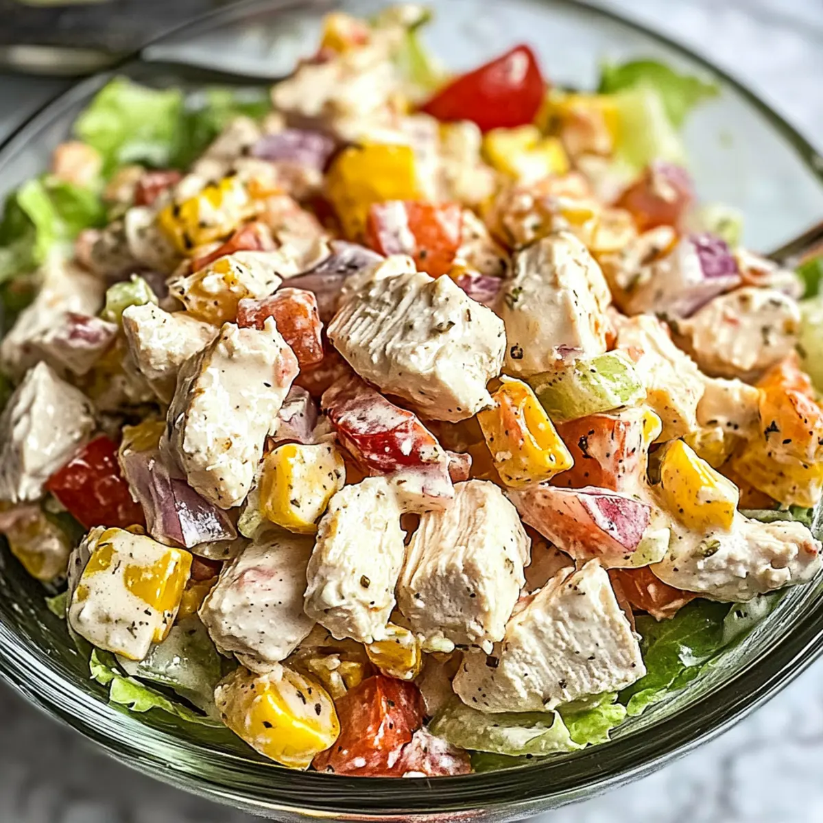 Italian Grinder Chicken Salad