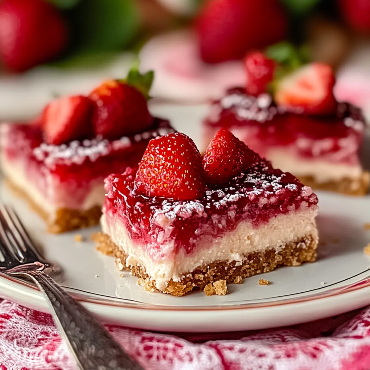 Strawberry Cheesecake Bars