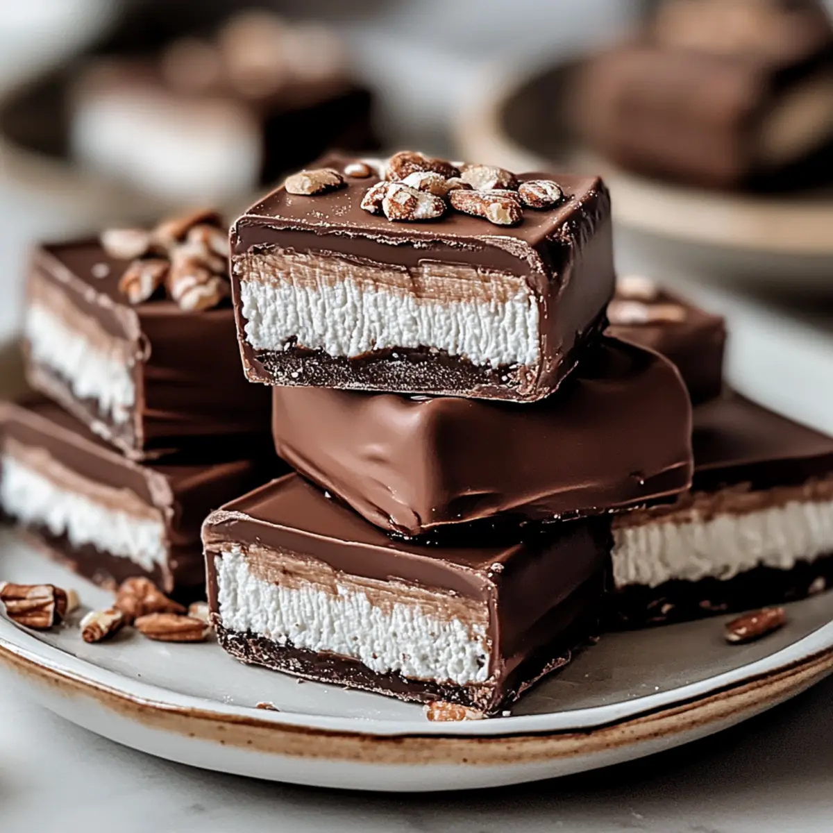 2 Ingredient Healthier Cottage Cheese Candy Bars