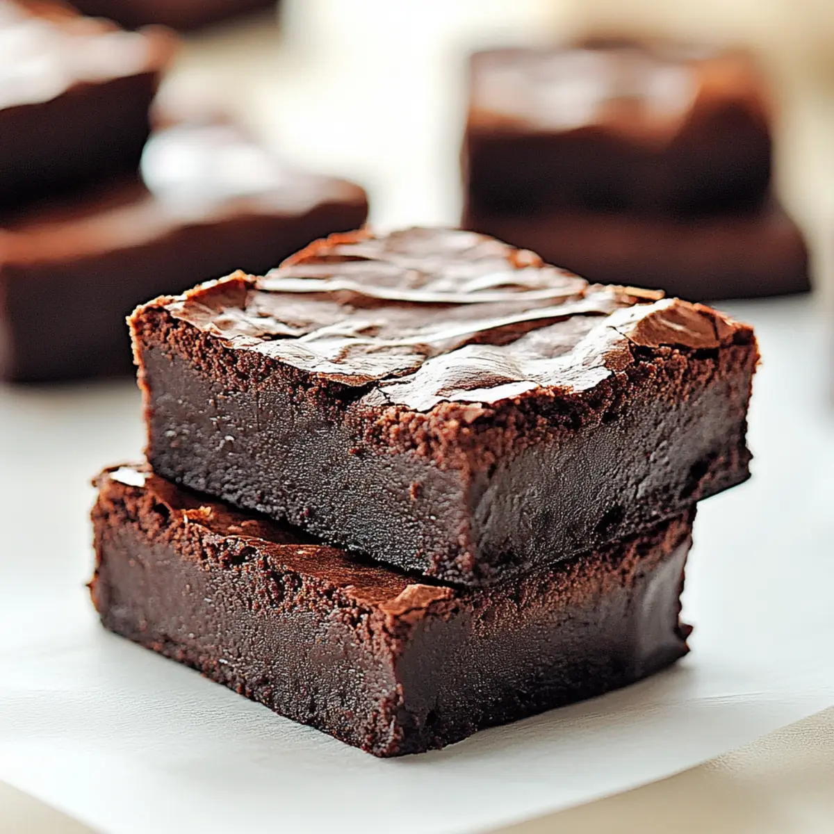 2 Ingredient Healthier Brownies