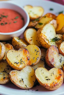 Valentine's Day Roasted Potato Hearts